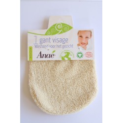 Gant visage coton bio